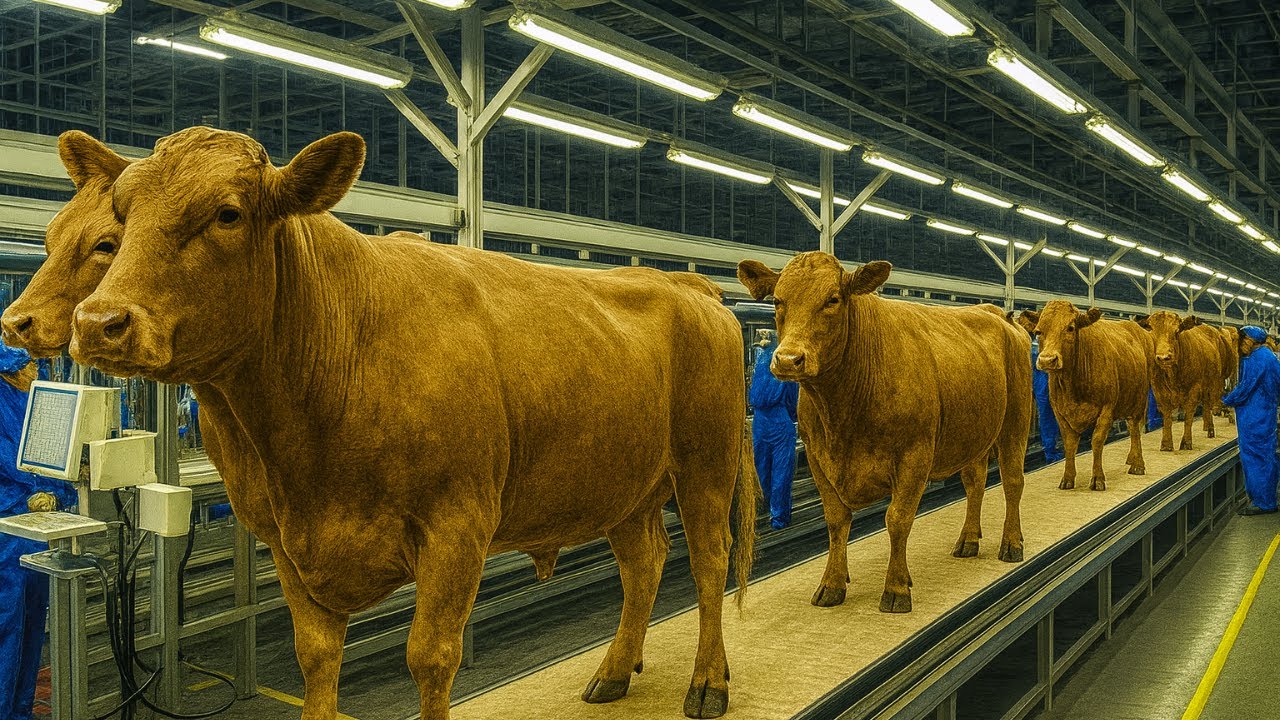 Inside a Modern Leather Factory: Cowhide Production Process from Farm to Luxury Products