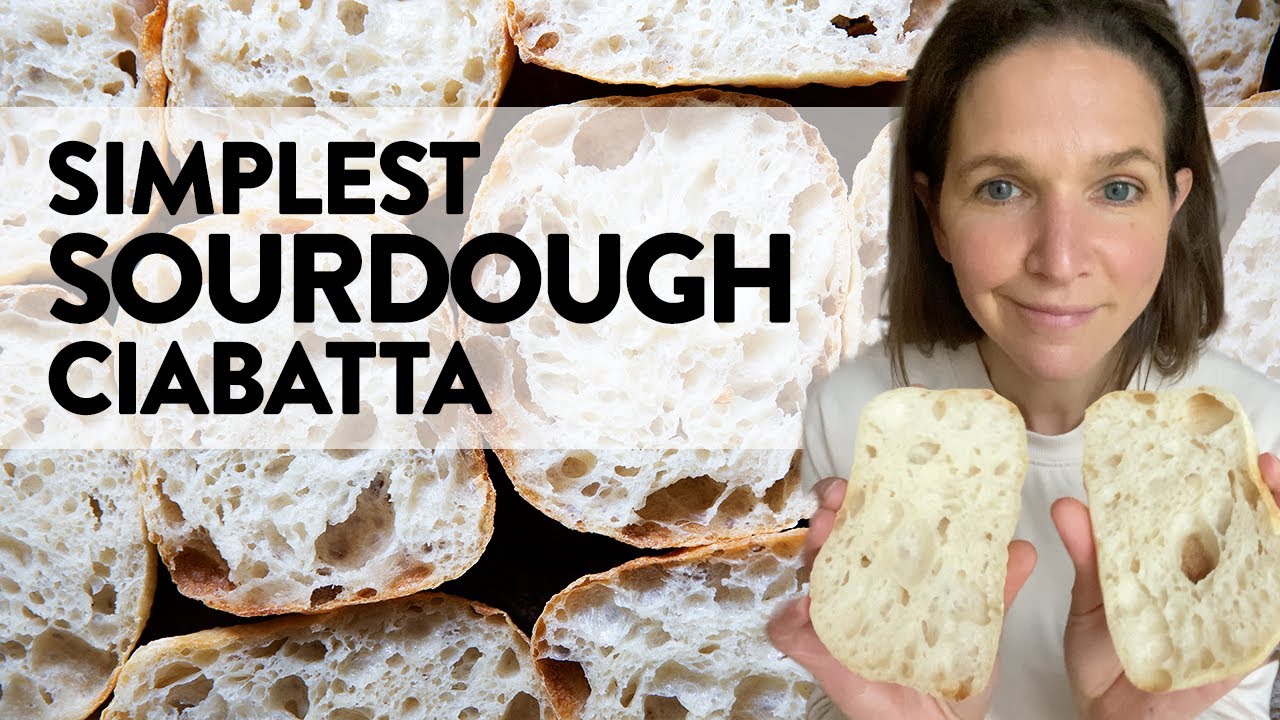 Simple Sourdough Ciabatta (& 