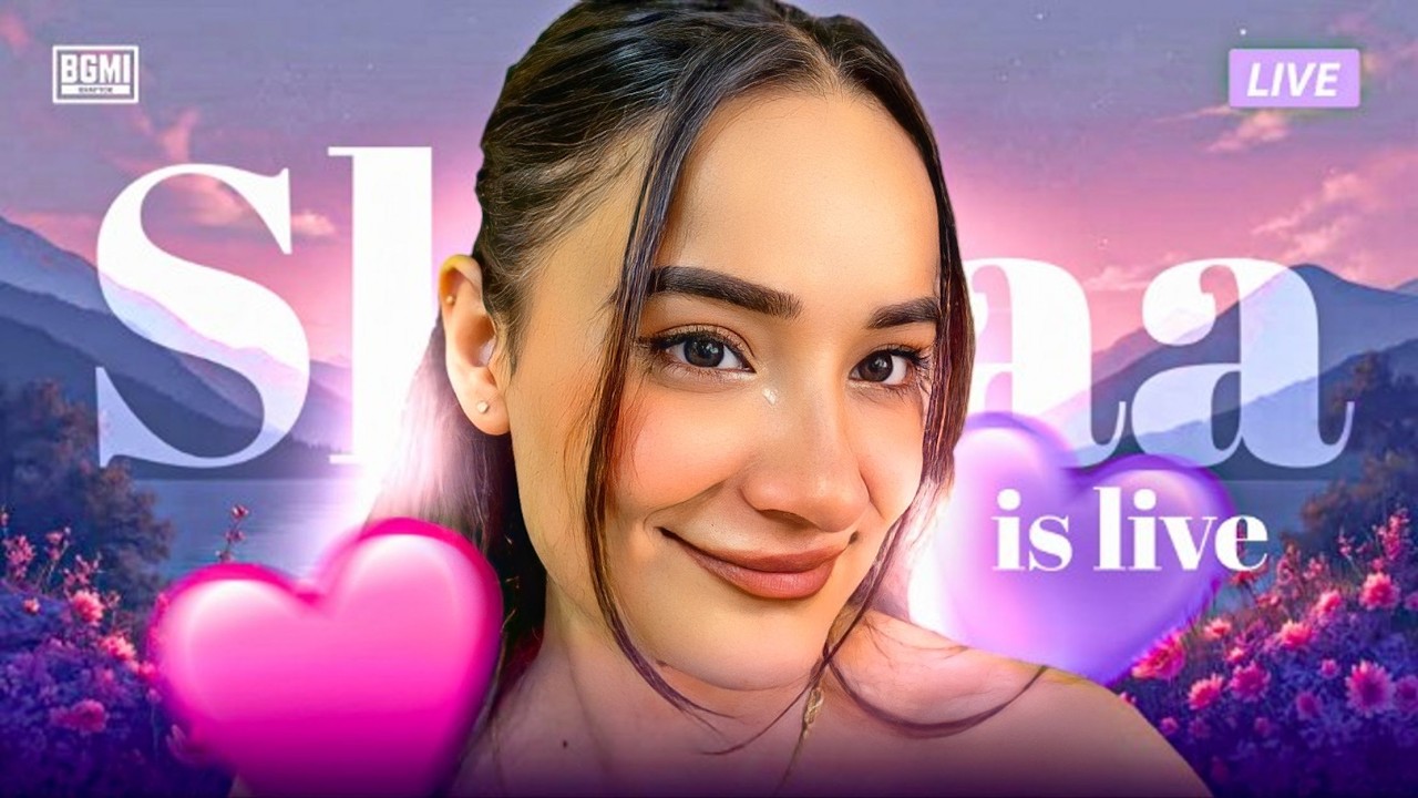 AGGRESSIVE RANK PUSH || BGMI LIVE WITH SKYLAA #bgmilive #shortsfeed #explore #girlgamer