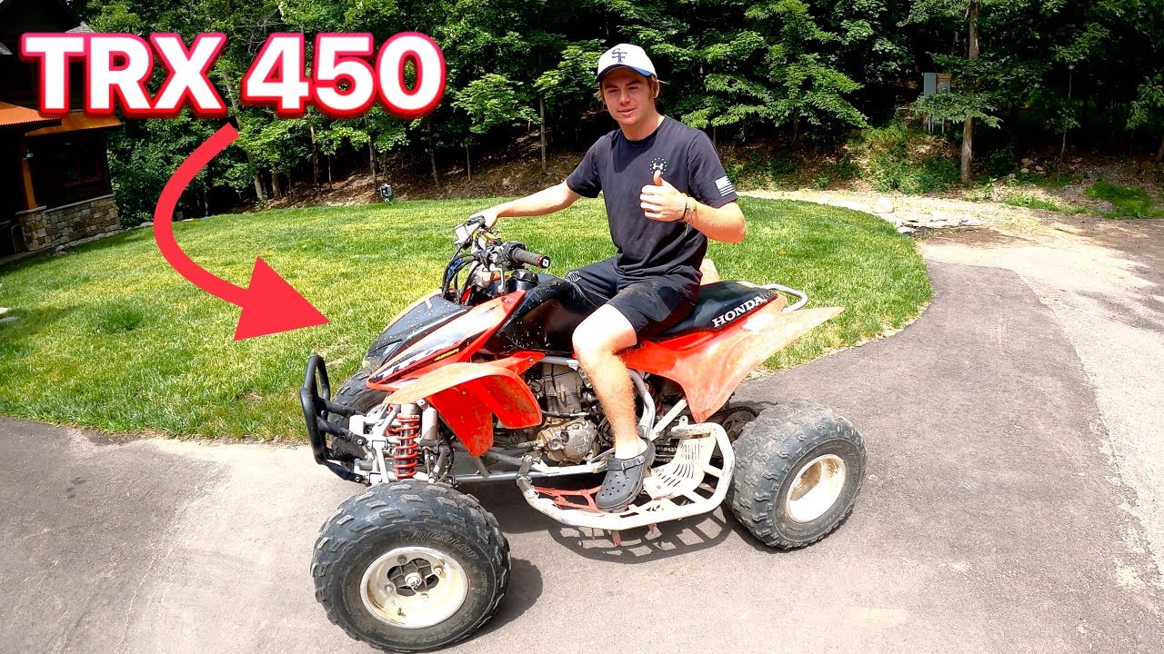 Riding a 2004 Honda Trx450R!