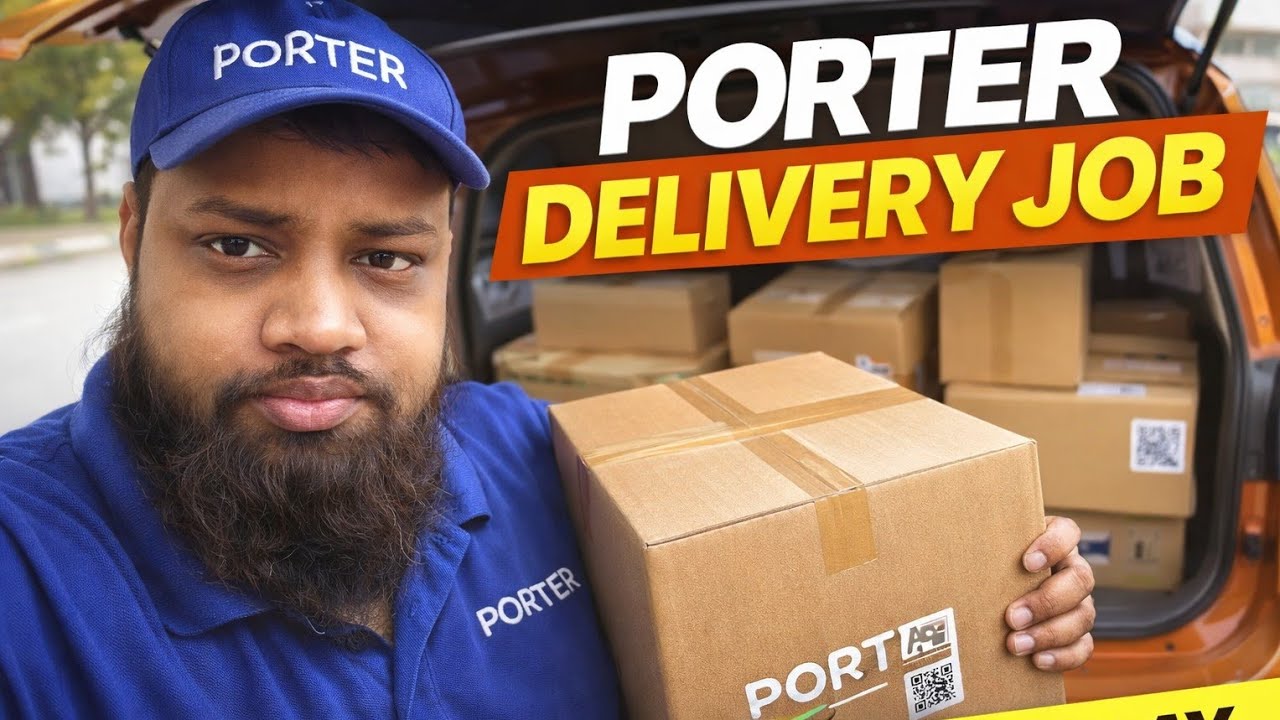 Porter dilivery parcel 📦 job 