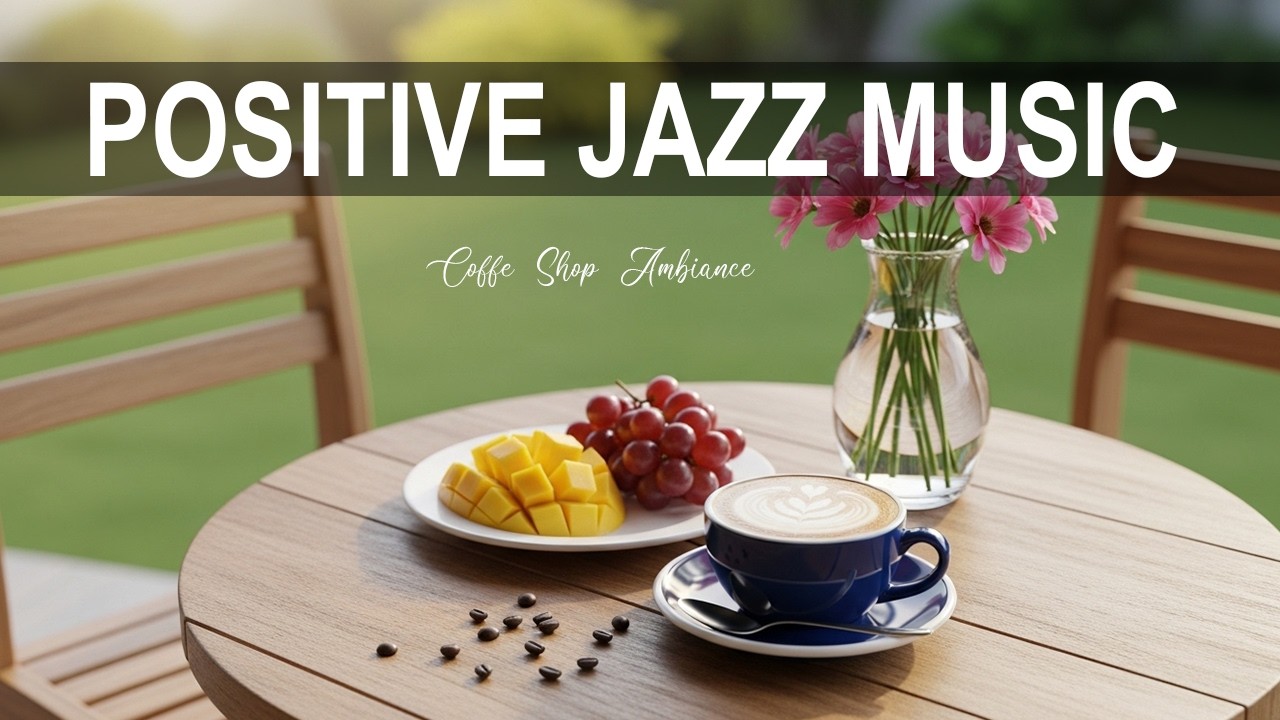 Positive Jazz Music 🎶 Relaxing Coffee Bossa Nova Instrumental and Relaxing Music for Studying & Work