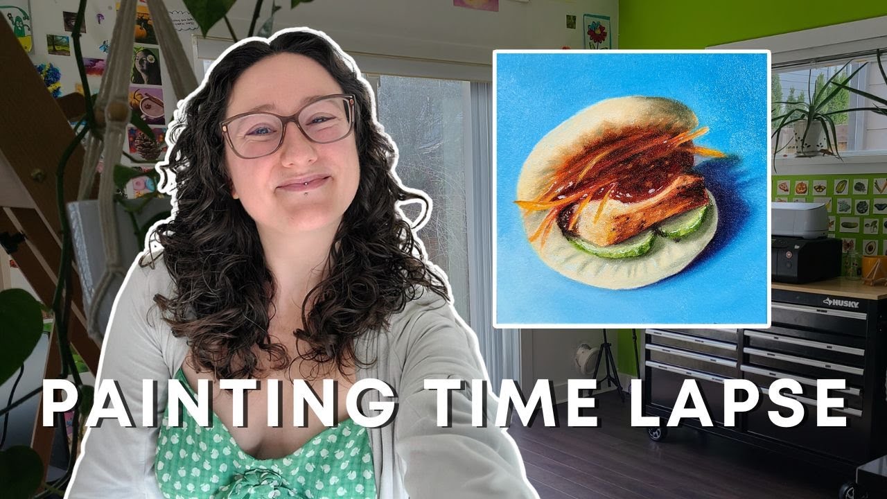 Bao Bun Time Lapse Oil Painting | Alla Prima