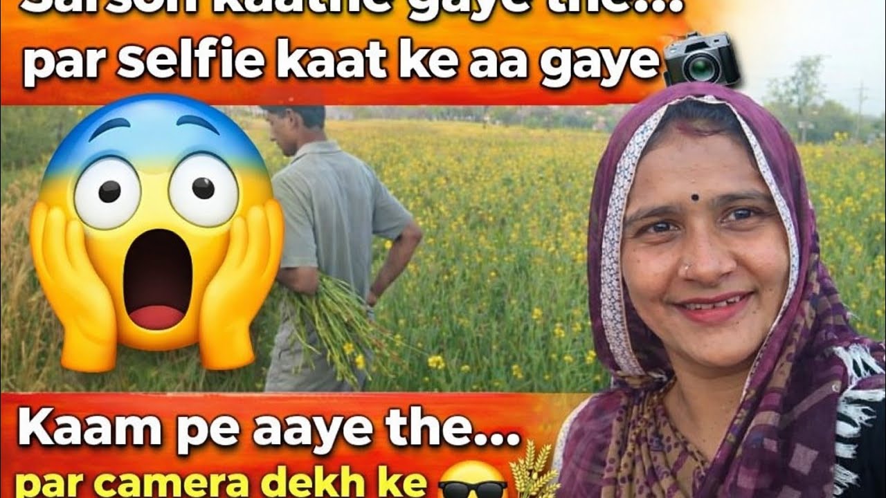 सरसो कटाने से❤️ lekar दोने तक ka❤️ #vilog #  वायरल vilog🙏
