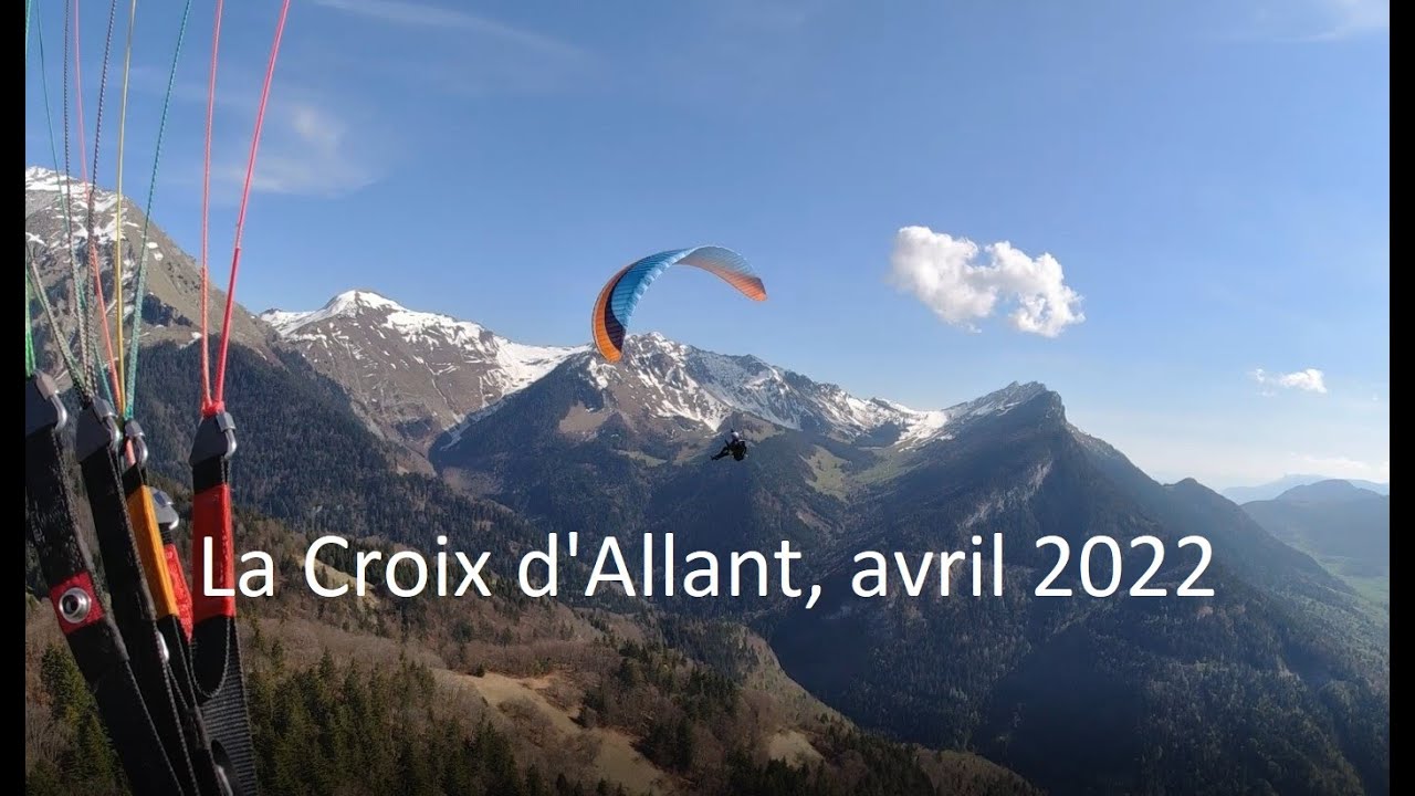 Rando-vol à la Croix d'Allant, avril 2022