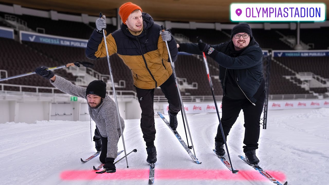 Kuka hiihtää pisimpään VOITTAA!