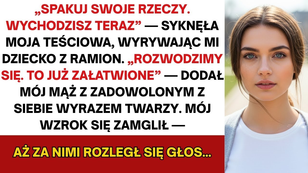 Mój mąż i teściowa zabrali mi dziecko i wyrzucili mnie z domu — aż ktoś z rodziny zabrał głos…