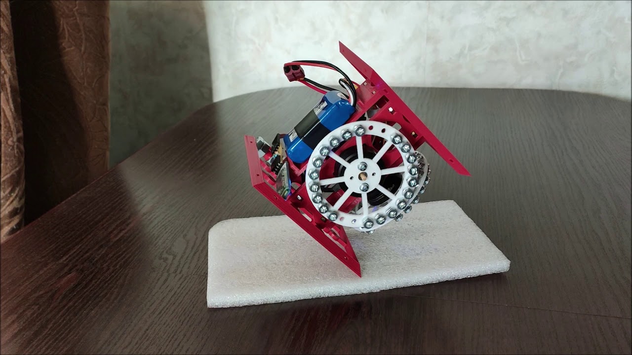 two axis reaction wheels balancing