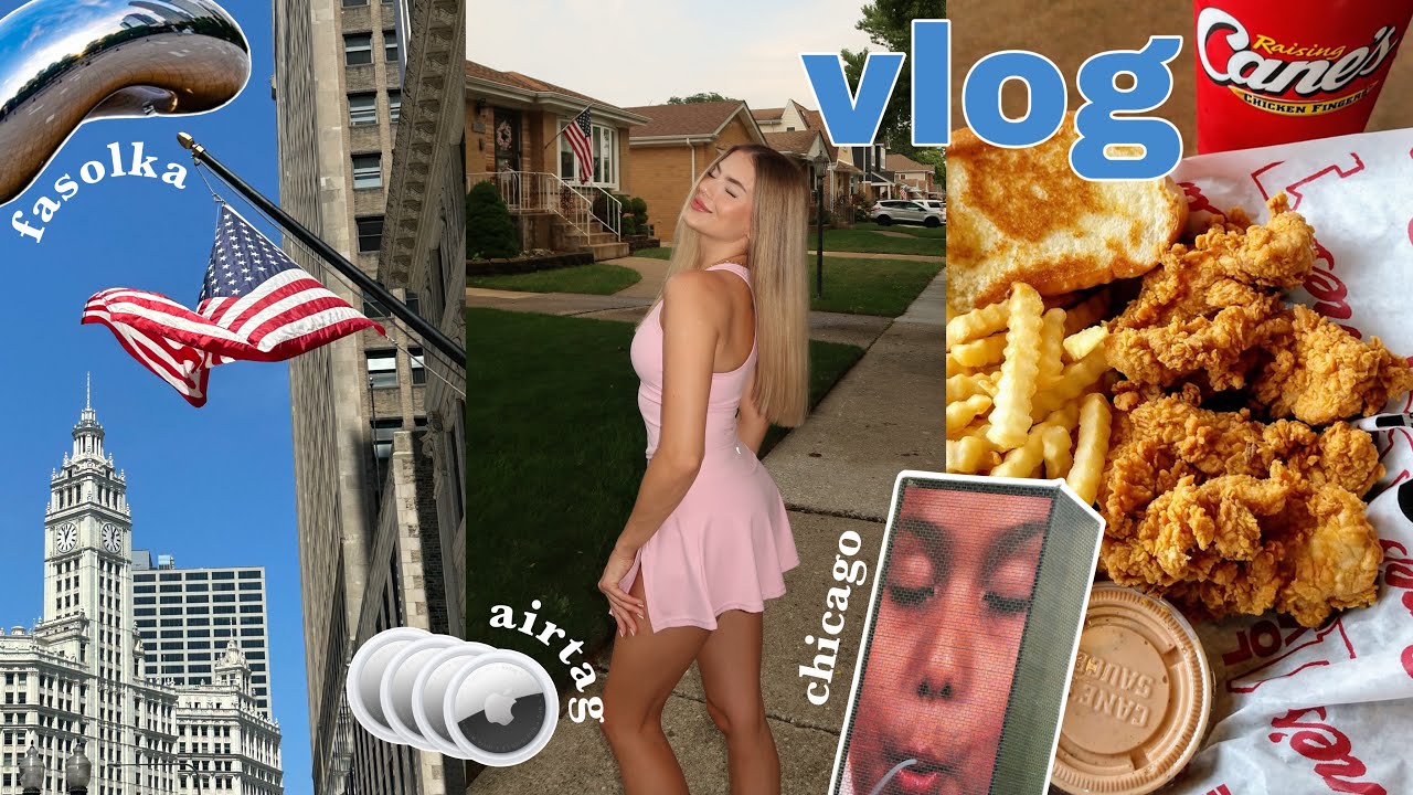 WYJEŻDŻAMY DO STAN&Oacute;W 🇺🇸 | CHICAGO 💨 | JAK UKŁADAM ROZJAŚNIONE WŁOSY? 👩🏼 | VLOG 📸