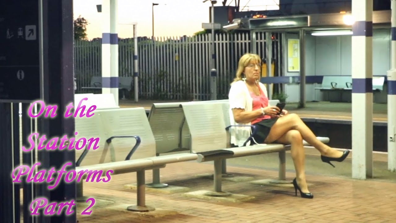 On The Station Platforms in mini skirts and stilettos - Part 2