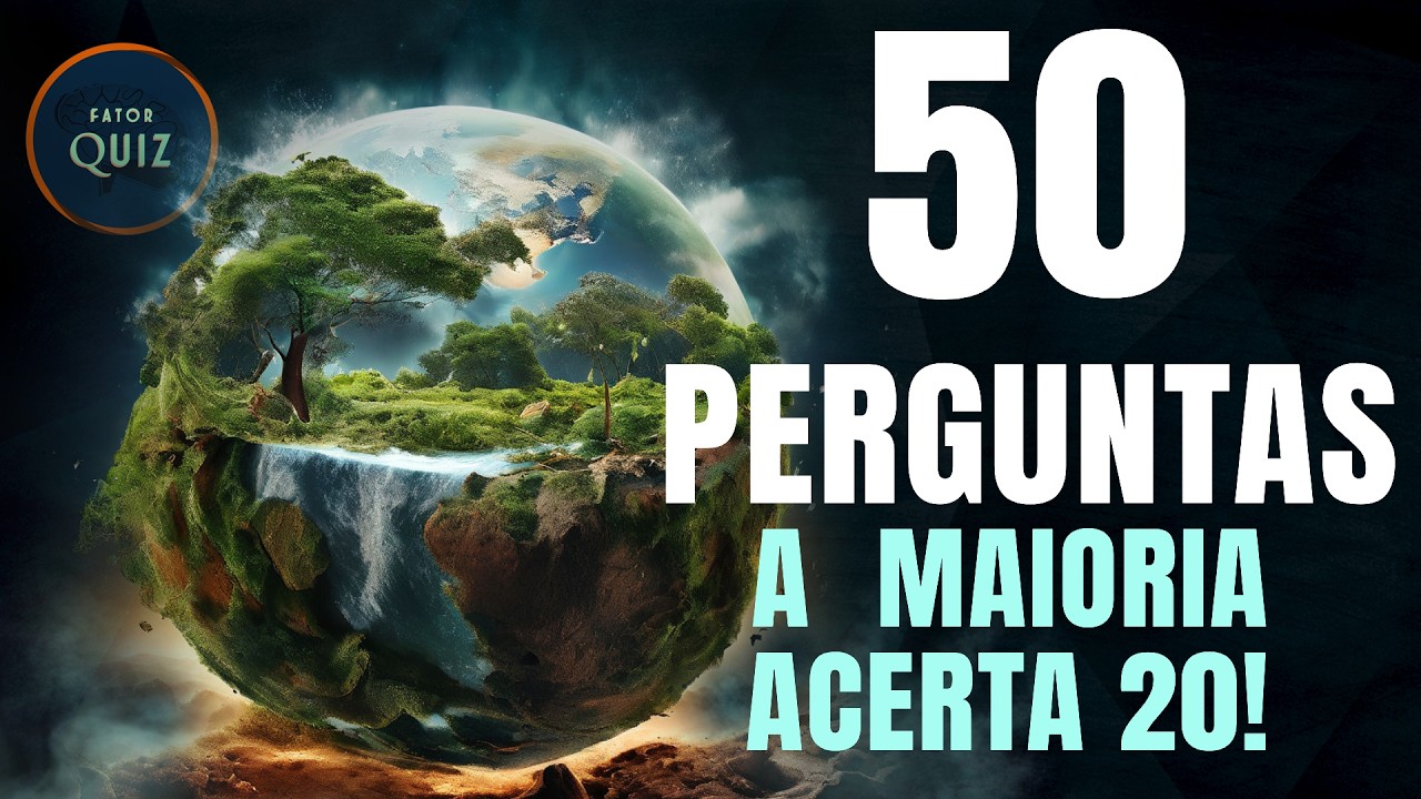 A MAIORIA ACERTA 20! QUIZ de CONHECIMENTOS GERAIS Nº 165