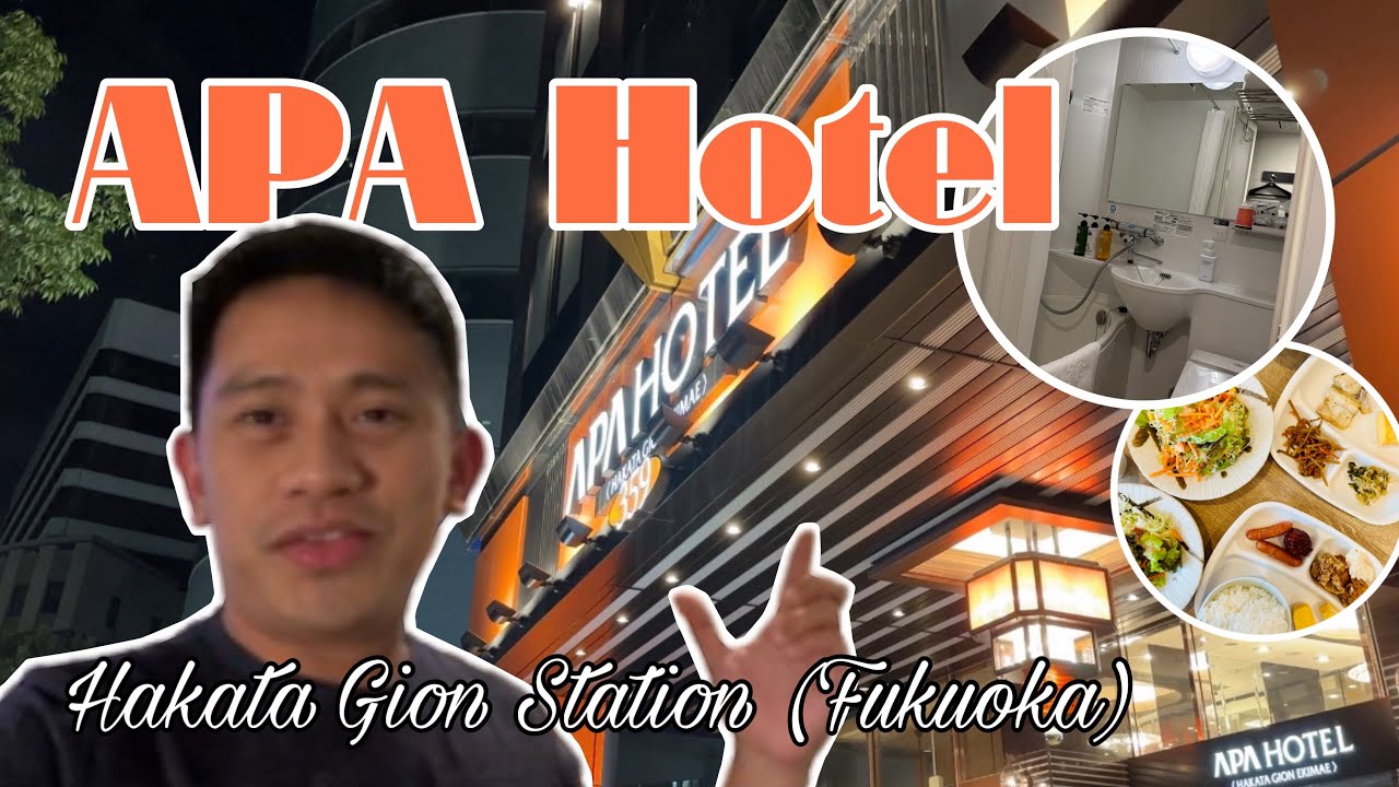 WHERE TO STAY IN FUKUOKA 🇯🇵 (APA Hotel Review) | JE Alvarado | VLOGCETERA | ThrifTrip in Japan Ep. 4