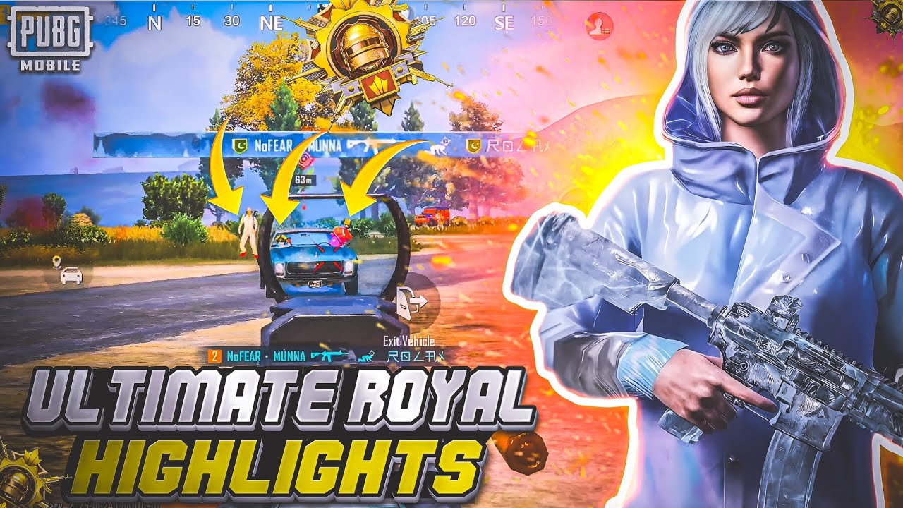 ULTIMATE ROYAL Highlights 😱 | Insane Car Fight & Pro Clutches | PUBG Mobile #pubgmobile #ultimate 