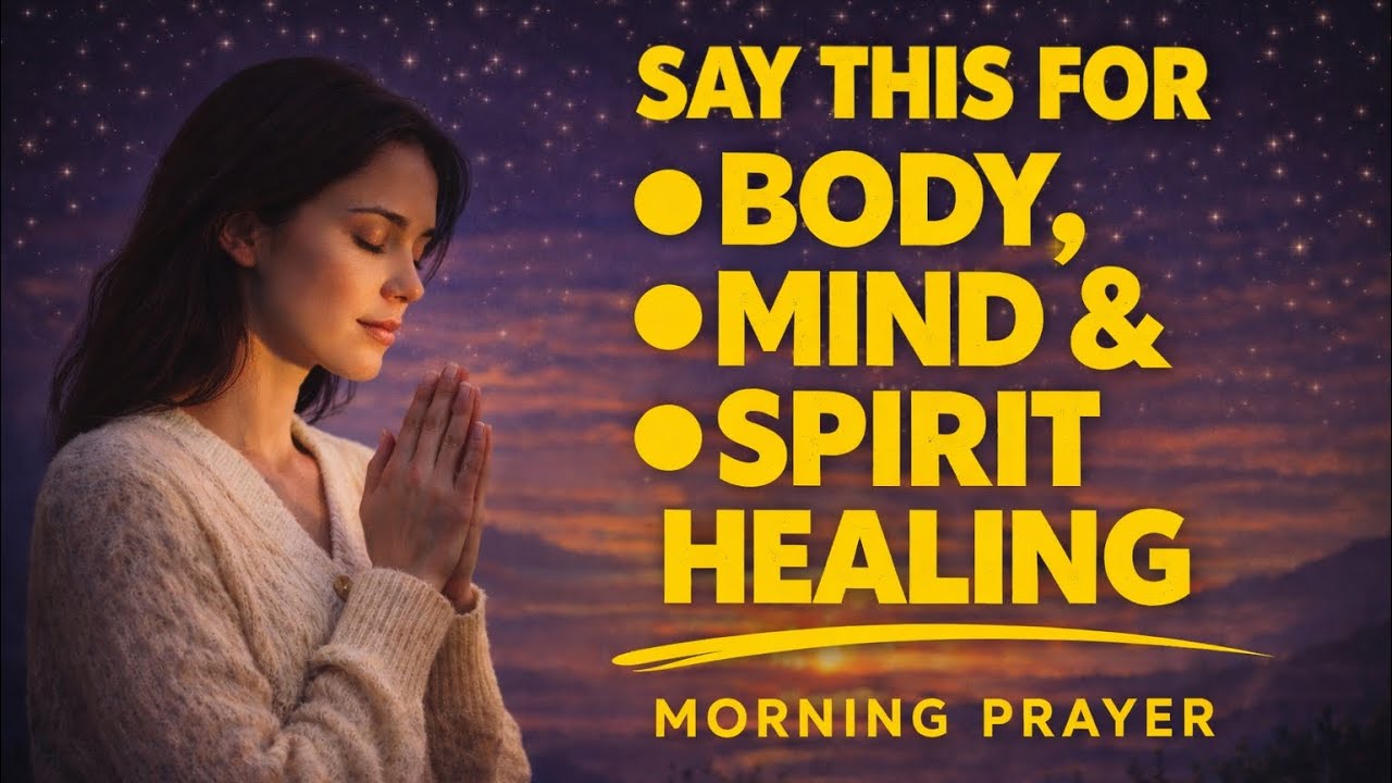 God, Heal Me From the Inside Out With Your Grace and Divine Healing | Daily Morning Prayer
