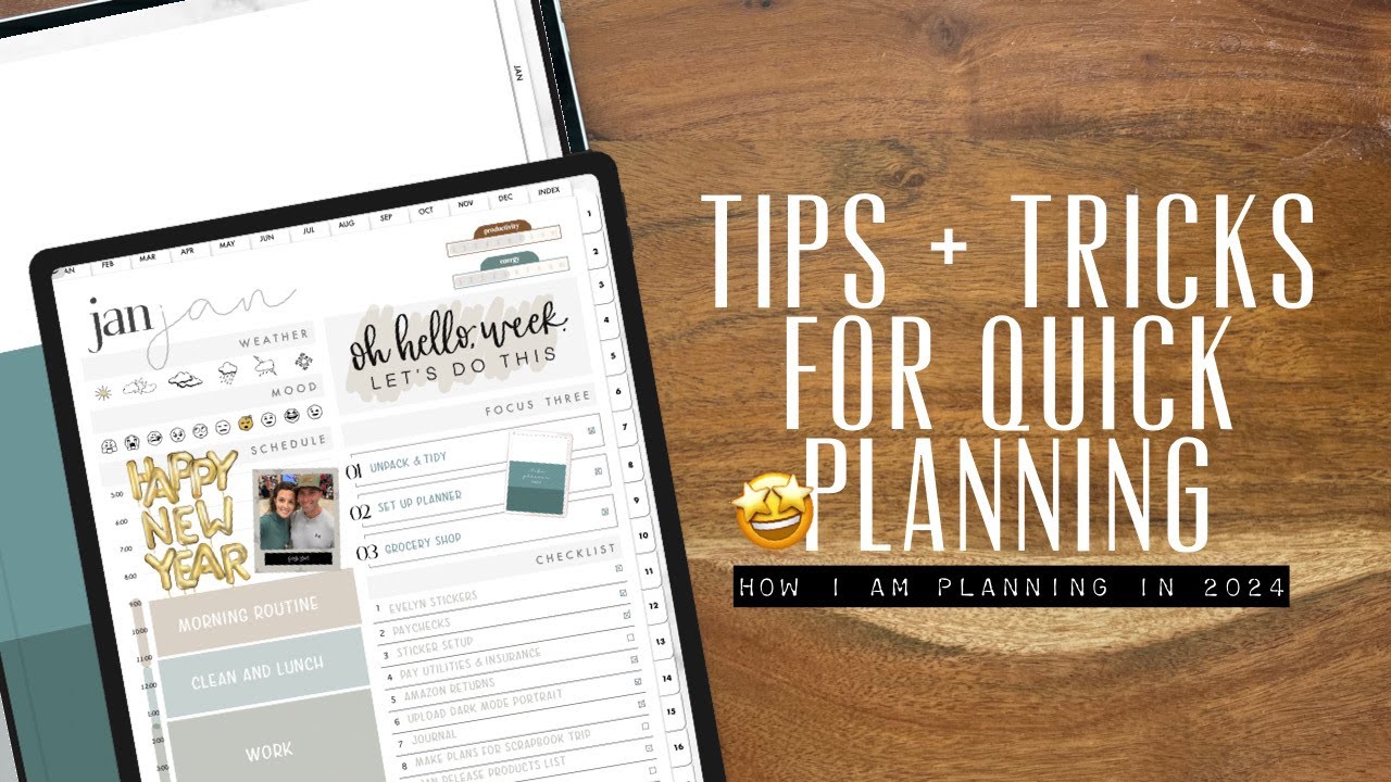🤩My Digital Planner setup for 2024 | How I am planning in 2024 | 🥳 TIPS FOR BEGINNERS 🤩