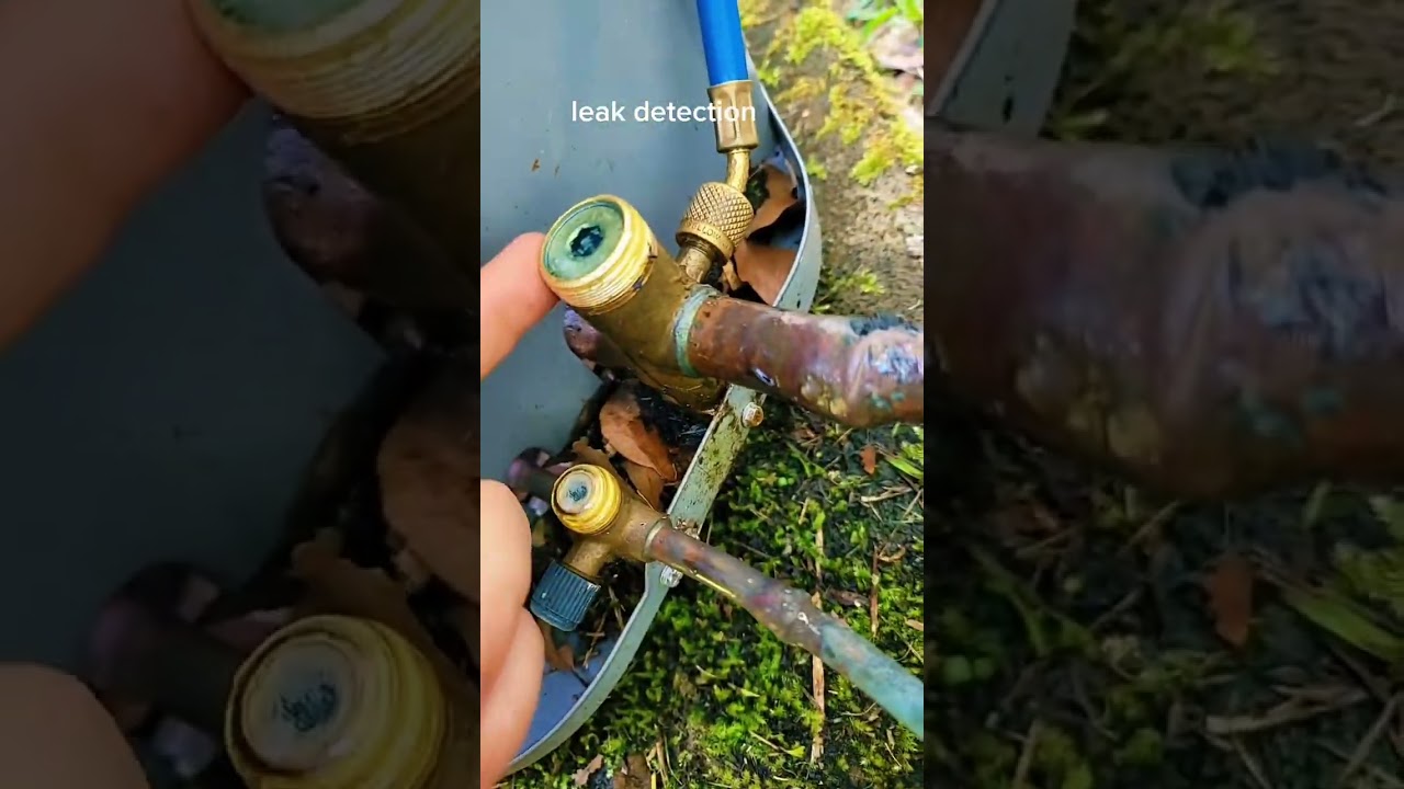 leak detection #hvac #hvactechnician #hvactech #hvaclife #hvacinstaller
