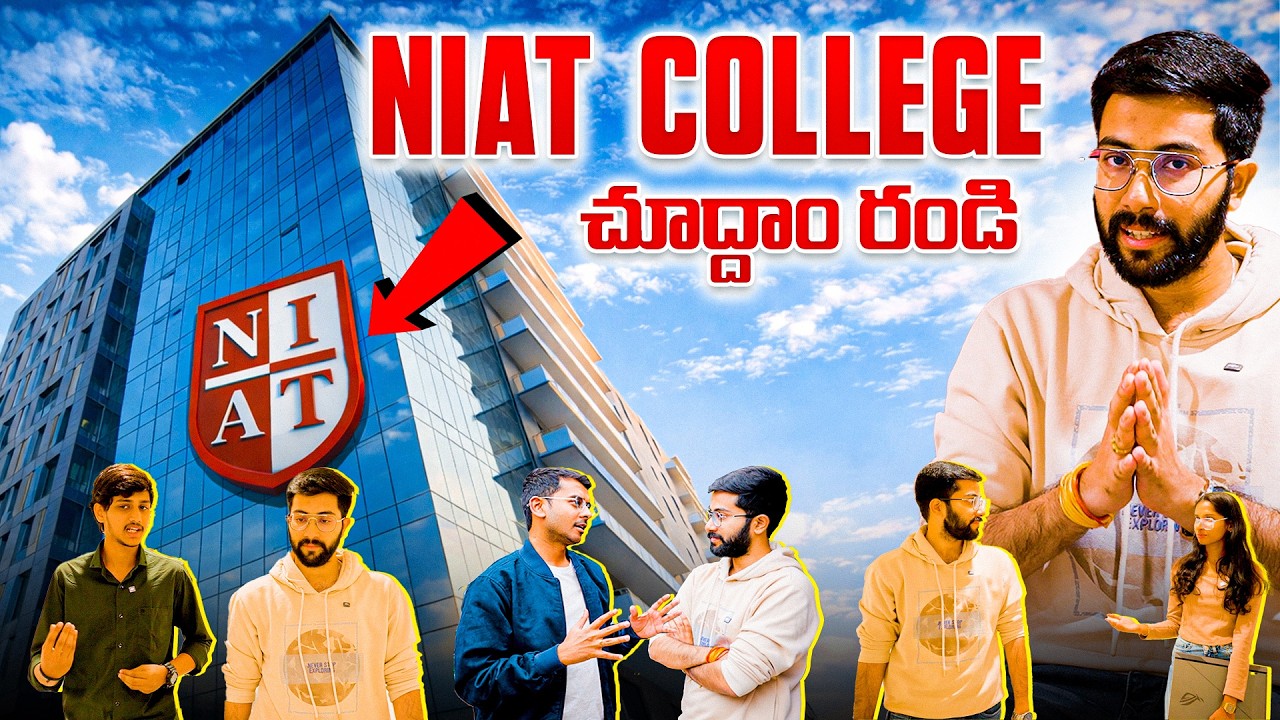 NIAT Campus Vlog | Internships, Startups & More in Telugu | Vamsi Bhavani