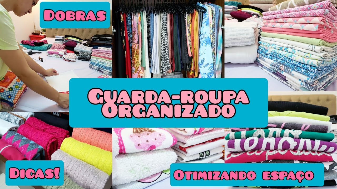 COMO ORGANIZAR UM GUARDA-ROUPA | COMO DOBRAR ROUPAS | DICAS SIMPLES E PRÁTICAS |GAVETAS - FER DINIZ