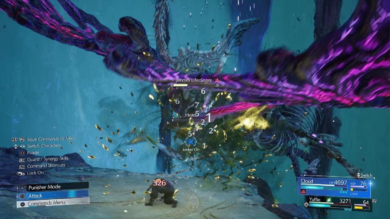 FINAL FANTASY VII Sephirot fight