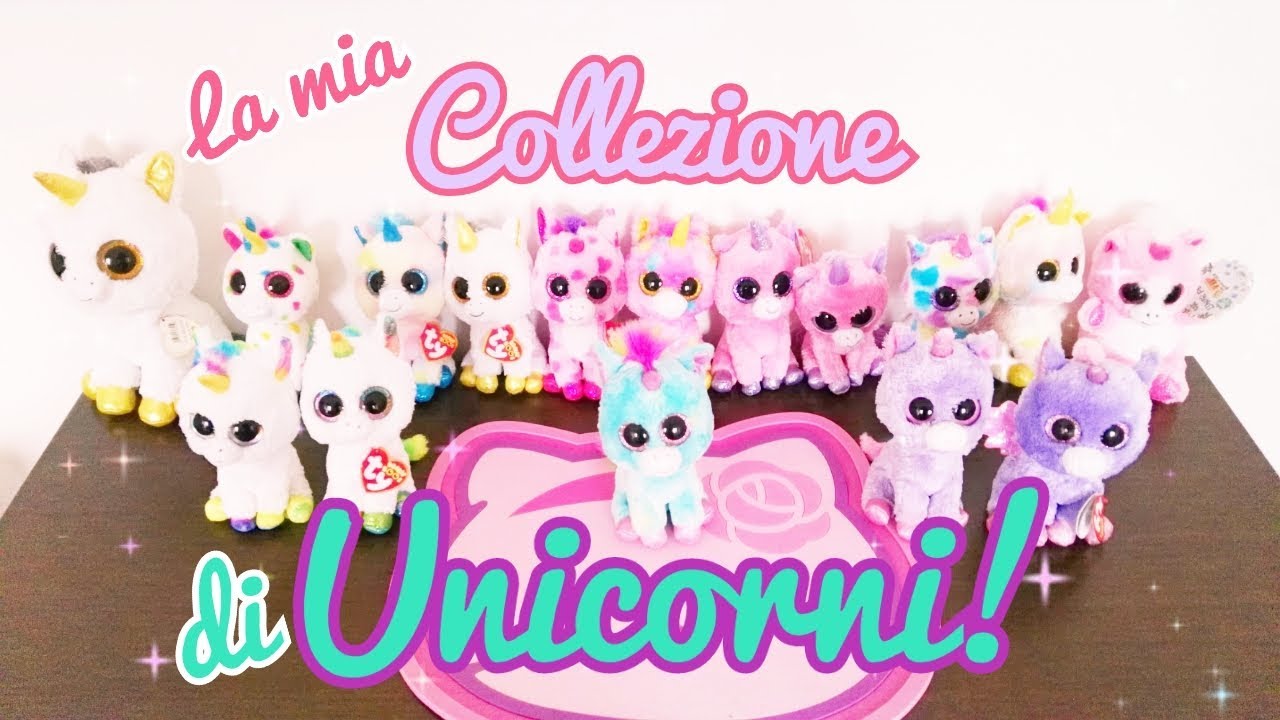 TY BEANIE BOOS - LA MIA COLLEZIONE DI UNICORNI !!!!