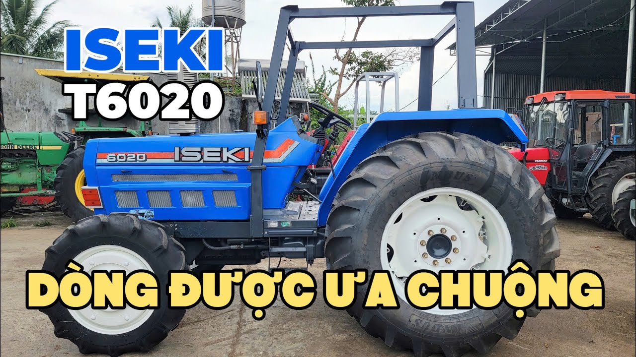 ISEKI T6020 (60hp, đcơ 4 máy, số cơ, ben cơ) - ĐANG CHỜ NGƯỜI RƯỚC! Máy Cày Đức Đạt. ĐT 0986.782.167