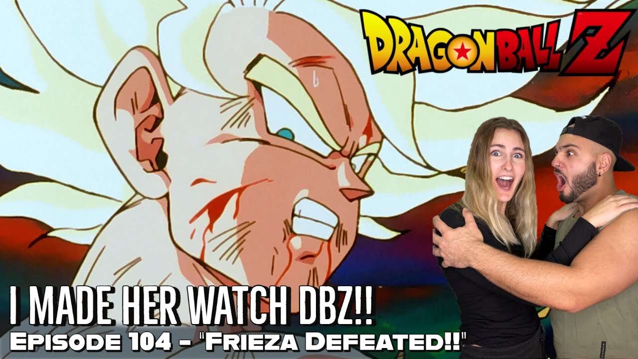 Frieza GETS SLICED IN HALF!! Girlfriend's Reaction DBZ Episode 104