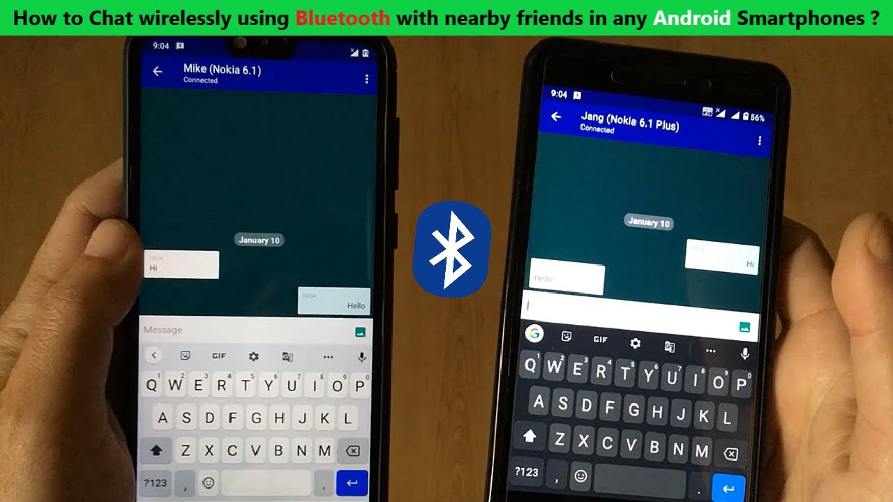 Как общаться по беспроводной связи через Bluetooth с друзьями, находящимися поблизости, на любом ...