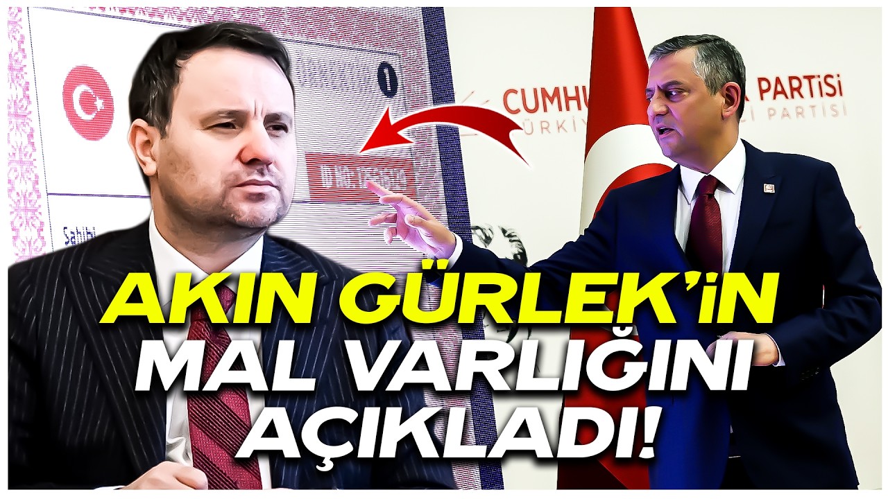 Özgür Özel Akın Gürlek’e ait olduğunu iddia ettiği tapu kayıtlarını tek tek gösterdi