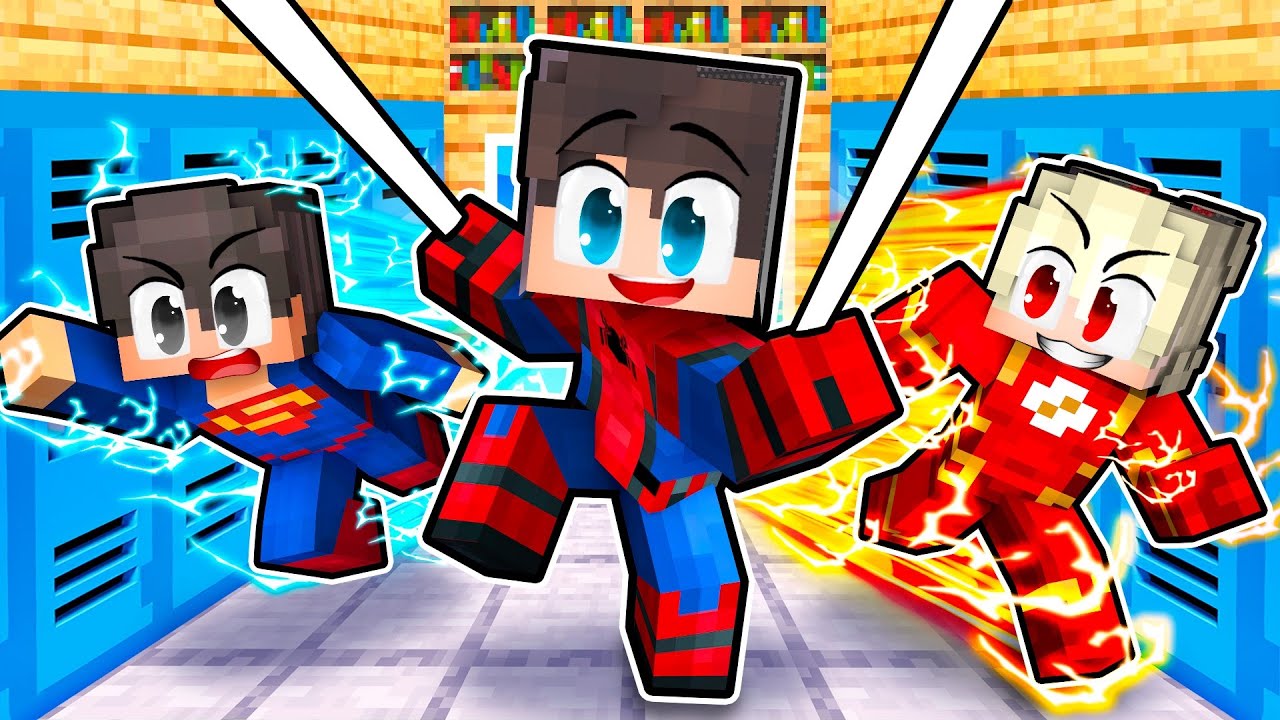 ŠKOLA pro SUPERHRDINY v Minecraftu!