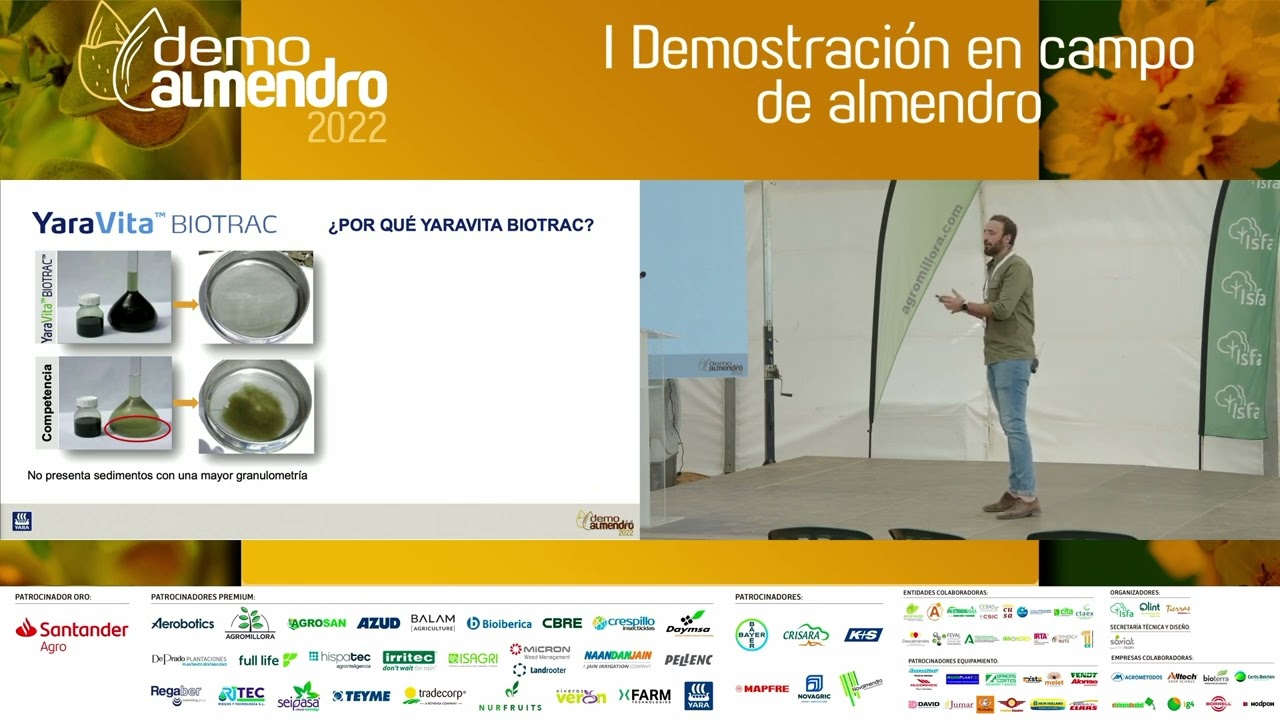 Nutrición y bioestimulación en cultivo del almendro YARA IBERIAN I Evento Europeo DemoAlmendro2022