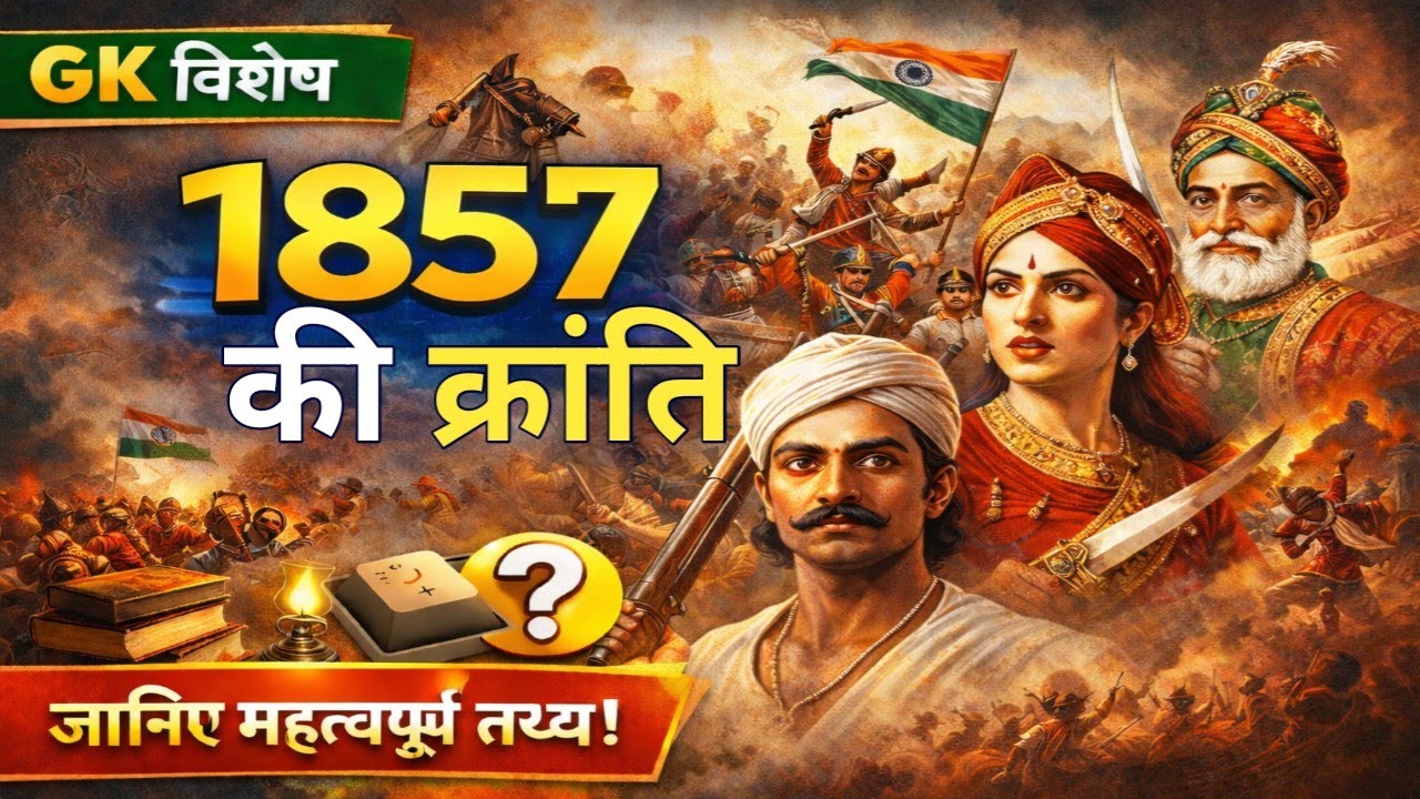 The Revolt of 1857 | India's First War ofIndependence | Indian History | 1857 Ki Kranti | Hindi Gk