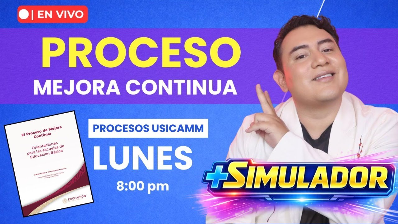 🔥 Procesos USICAMM | Estudio guiado: Proceso de mejora continua
