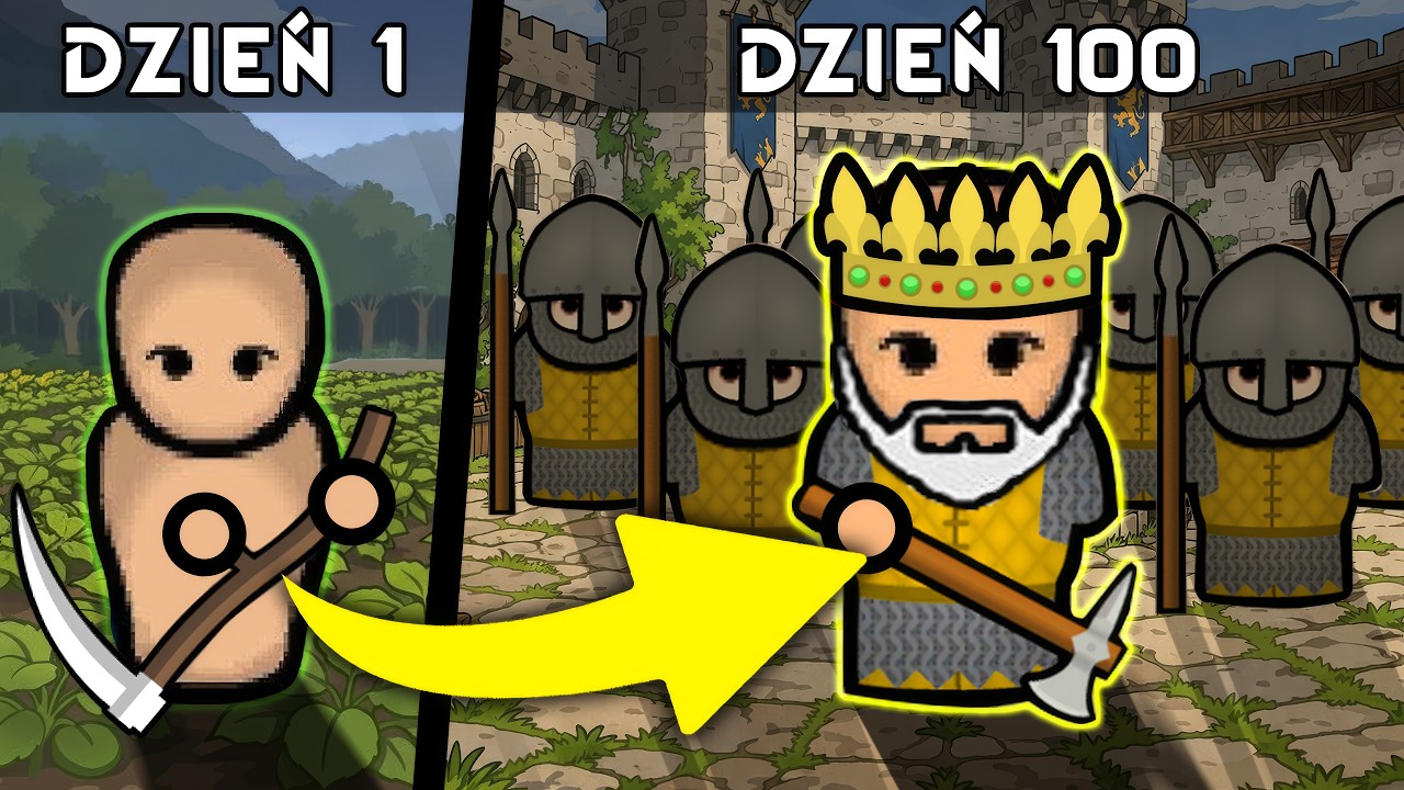 PRZETRWAŁEM 100 DNI w ŚREDNIOWIECZU, ale to RIMWORLD