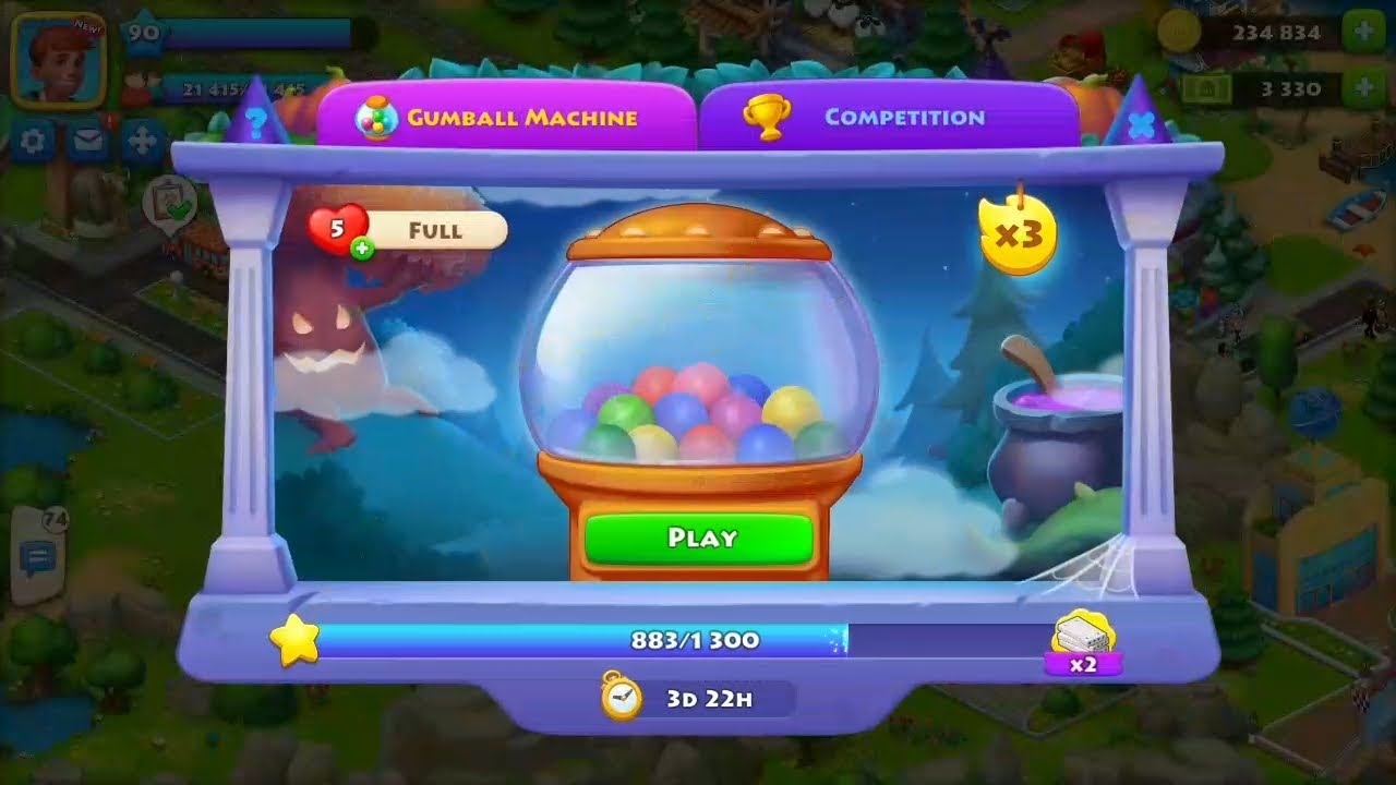 Bubble Gum Festival Points X3 | Township Gameplay