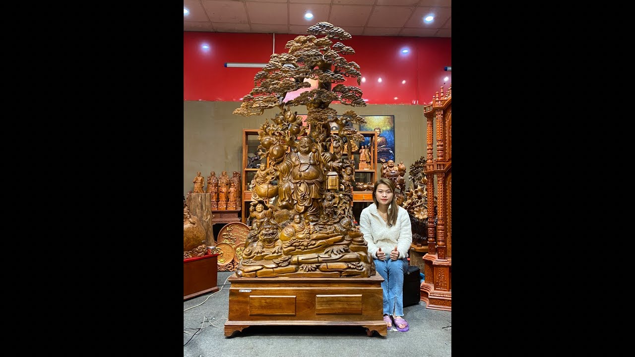 đồ gỗ mộc vân hi giao lưu đấu giá báo giá nhiều tác phẩm tượng phong thủy đẹp, đẳng cấp