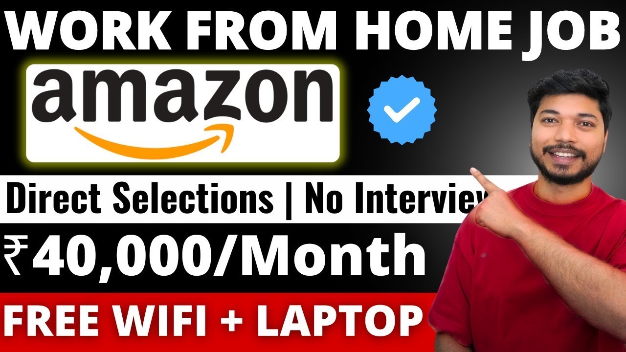 Amazon Work from Home Job 2024 | No Interview Direct Selection | Amazon Jobs | Krish Connects