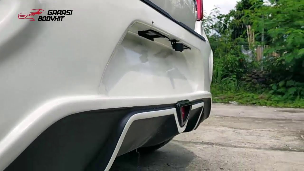 Tampilan Waw Daihatsu Ayla dengan Rear Full Bumper Bodykit