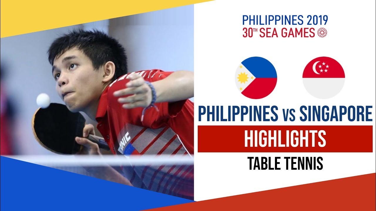 PHI 🇵🇭 v SGP 🇸🇬 &ndash; Table Tennis | 2019 SEA Games