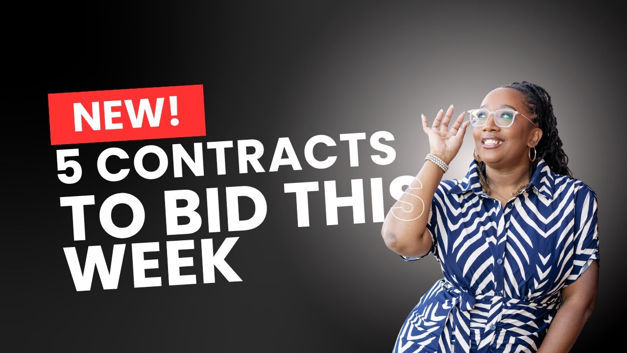 5 State & Local Government Contracts You Can Bid on This Week | SLED Opportunities Breakdown