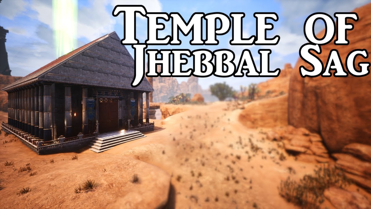 Conan Exiles: Jhebbal Sag Temple Build Guide (Aquilonian and Argossean)