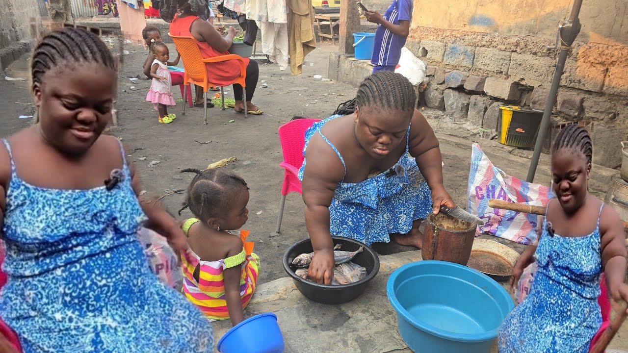 COMÉDIENNE AÏCHA ET SA FILLE CHÉRIE NA MAKUSA DEPUIS NGABA/KINSHASA 