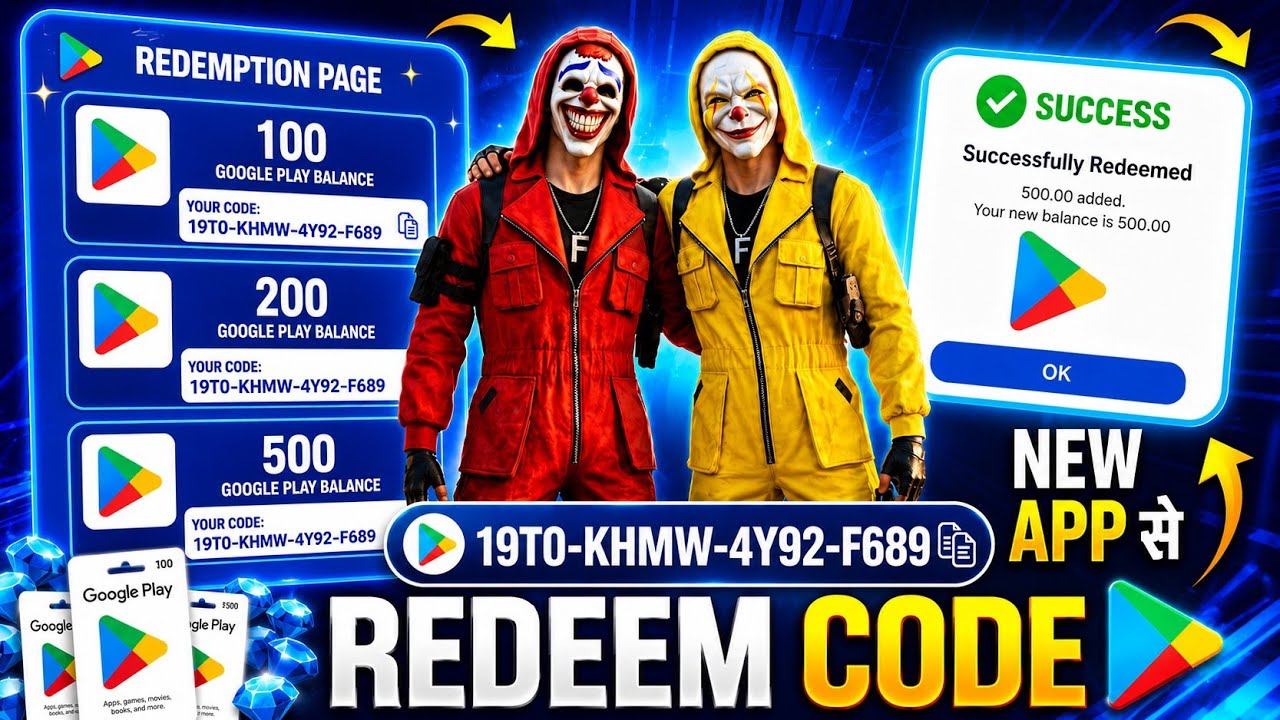 GET FREE 800 REDEEM CODE INSTANT | REDEEM CODE FREE | HOW TO GET GOOGLE PLAY STORE REDEEM CODES FREE