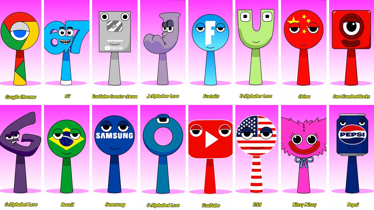 Incredibox Sprunki OC Phase 1 to Phase 2 Google Chrome, 67, Youtube Creator, J Alphaber Lore