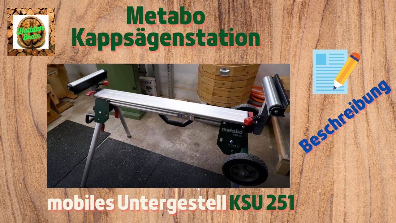 Die Mobile Kapps&auml;genstation von  Metabo Typ KSU 251.