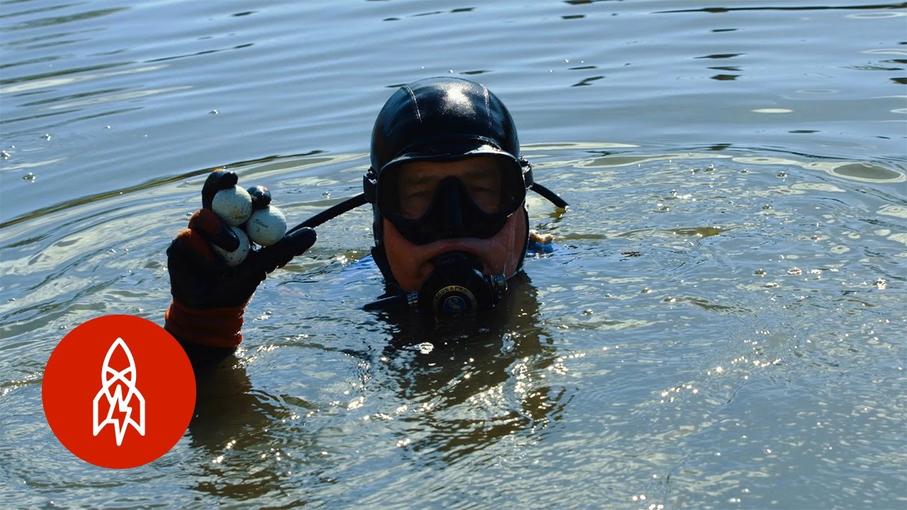 Diving For Golf Balls in America’s Most Famous Water Hazard
