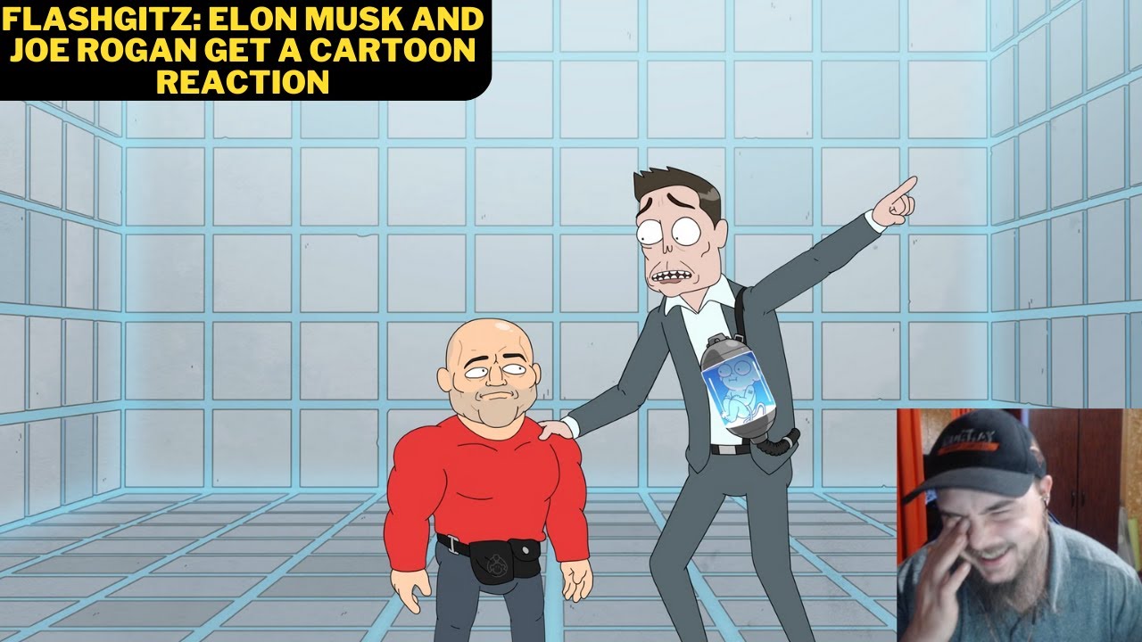 Flashgitz: Elon Musk and Joe Rogan Get A Cartoon Reaction