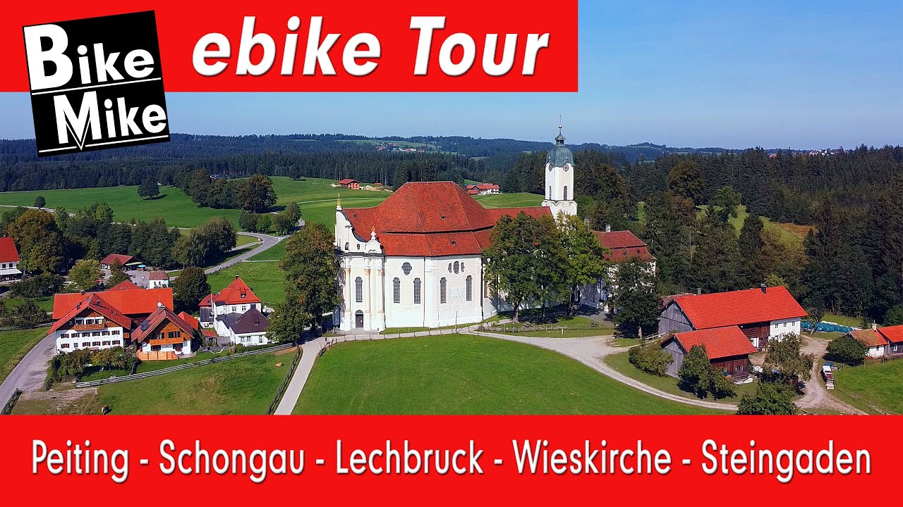 Ein Augenschmaus von e bike Tour durch den Pfaffenwinkel | Lech + Wieskirche - schöner geht´s nicht!