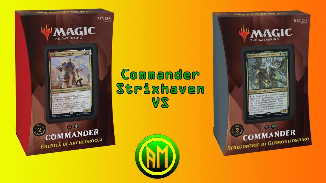 Commander Strixhaven Duel - Eredità di Archeorocca vs Stregonerie di Germoglioscuro [MTG ITA]