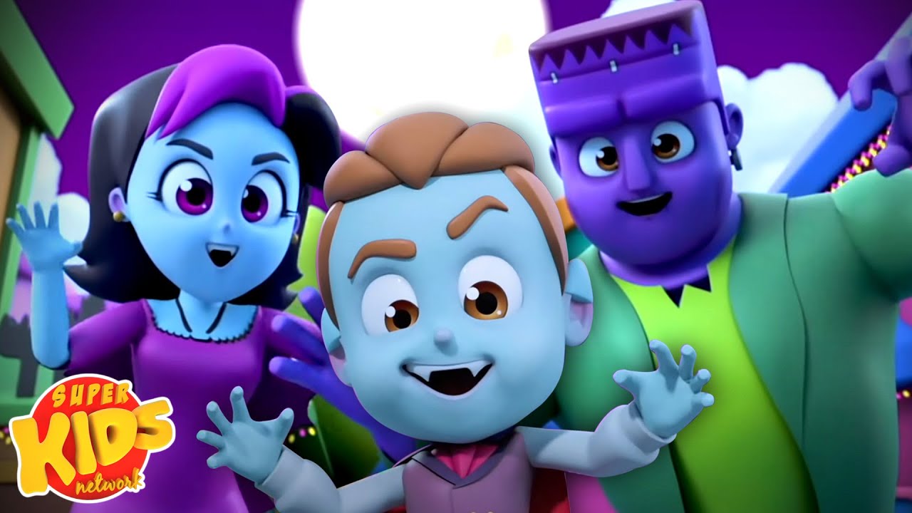 Halloween Beat | Scary Nursery Rhymes  | Spooky Songs for Toddlers by Super Kids Network