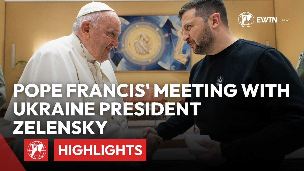 Pope Francis' Meets with Ukraine President Zelensky at the Vatican 13 May 2023